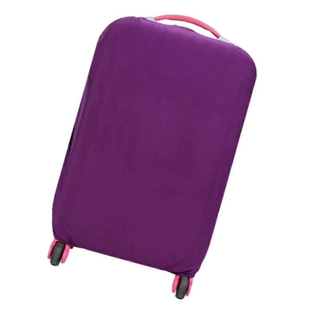 Secure Elastic Luggage Cover for Identifiable and Protected Travel