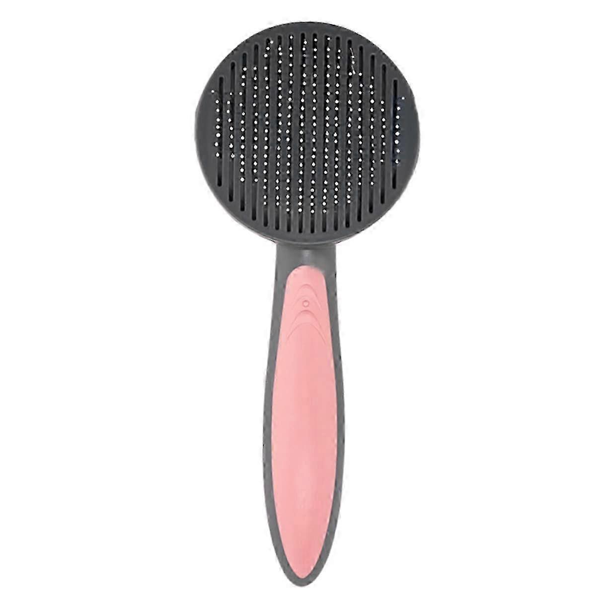1pc De-floating Comb Tool Cleaner Brush for Pet Hair Massage Suitable for Various Brands Cat Undercoat Grooming Comb with Self-cleaning Feat