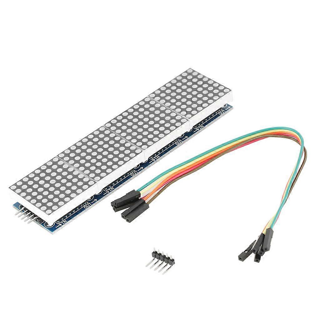 Módulos de matriz de puntos MAX7219 de alta calidad Módulos MCU Pantalla 4 en 1
