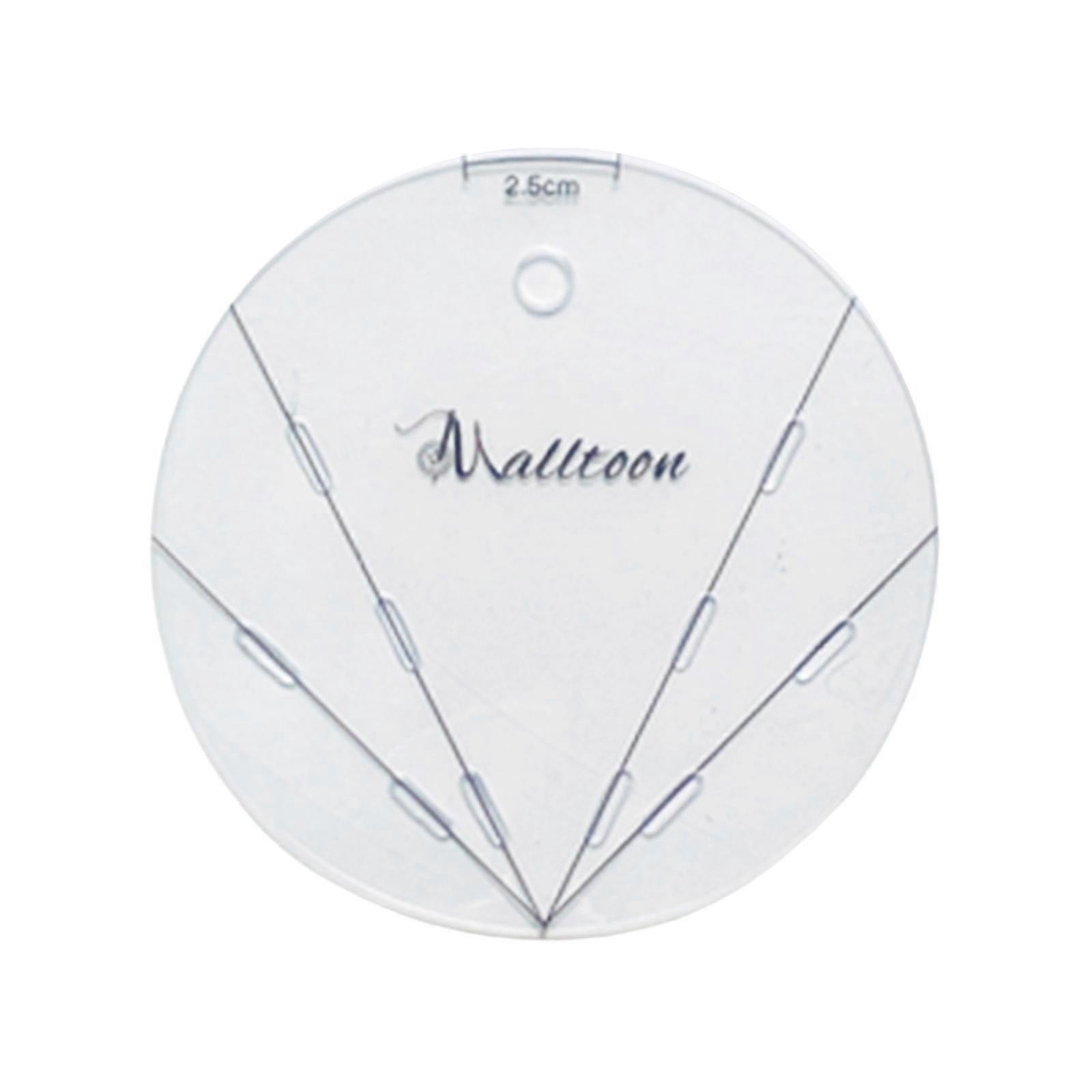 Round Quilting Template Patchwork Sewing Cutting Multifunctional Stencils Quilt