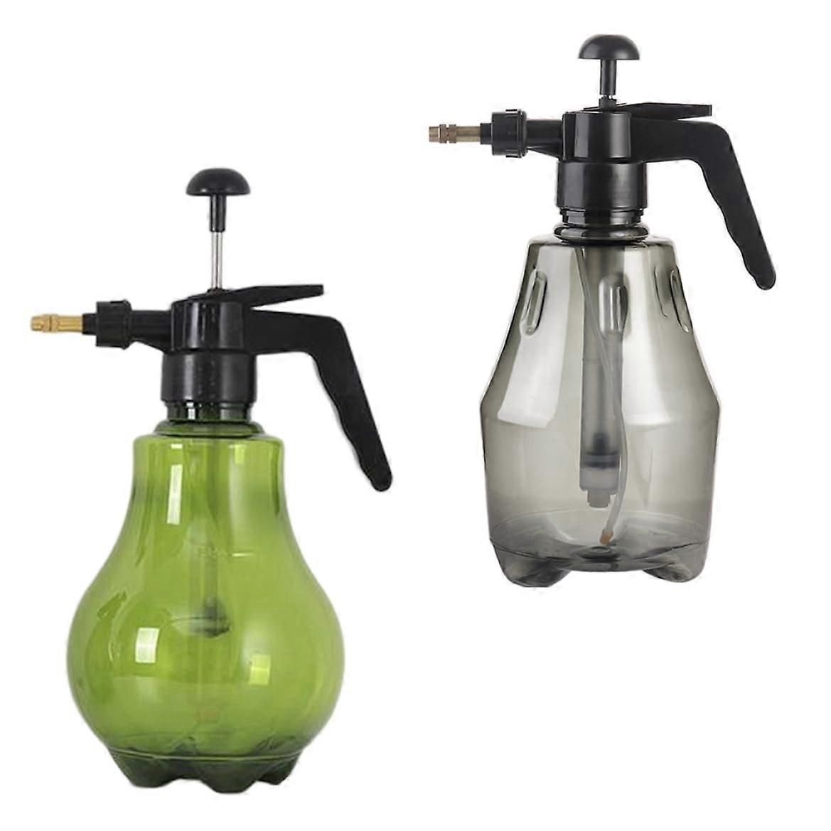 Garden Spray Bottle 1.5L Plastic Mister with Top Pump, Empty Water Spray Device for Greenery, 2-Pack