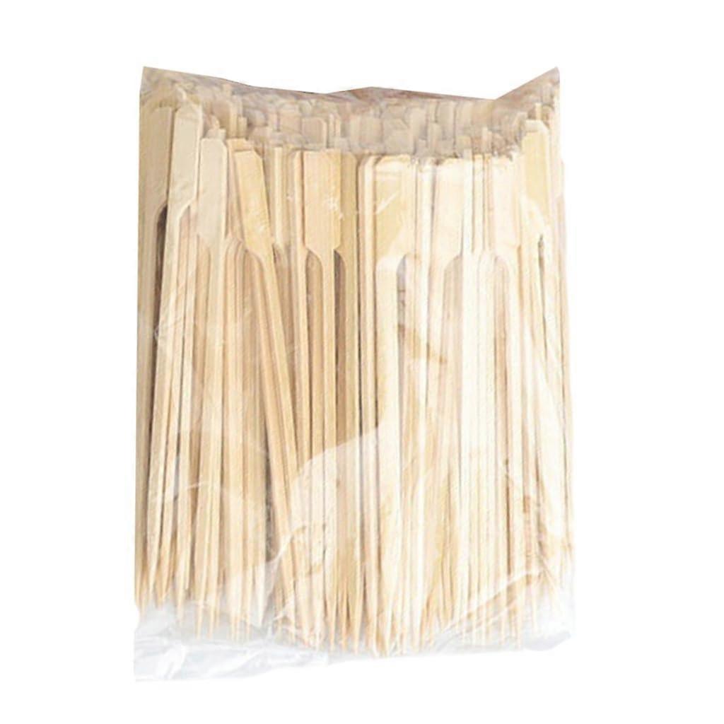 Multifunctional Skewers 100 Pieces Wooden Fruit Skewers 18 cm For Appetizers