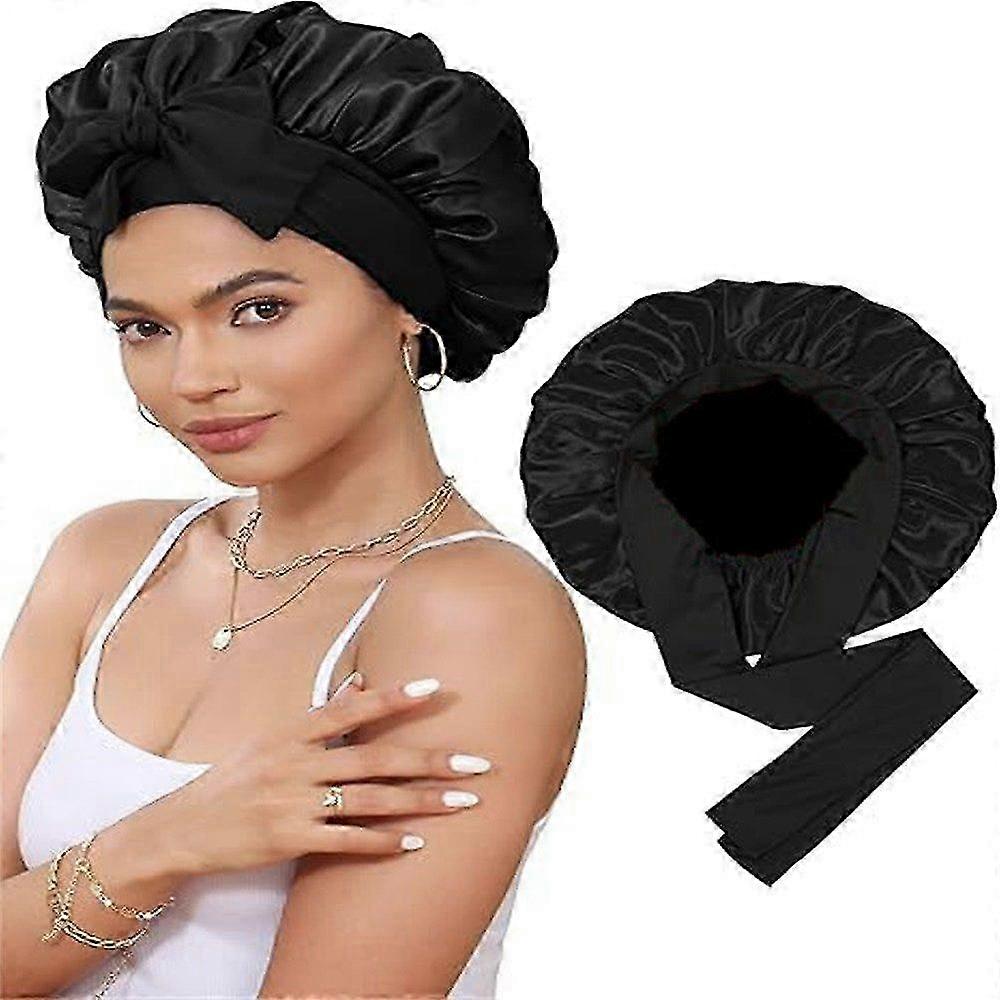 Shower cap night cap, double cap for sleep, cozy night, restful sleep, perfect comfort
