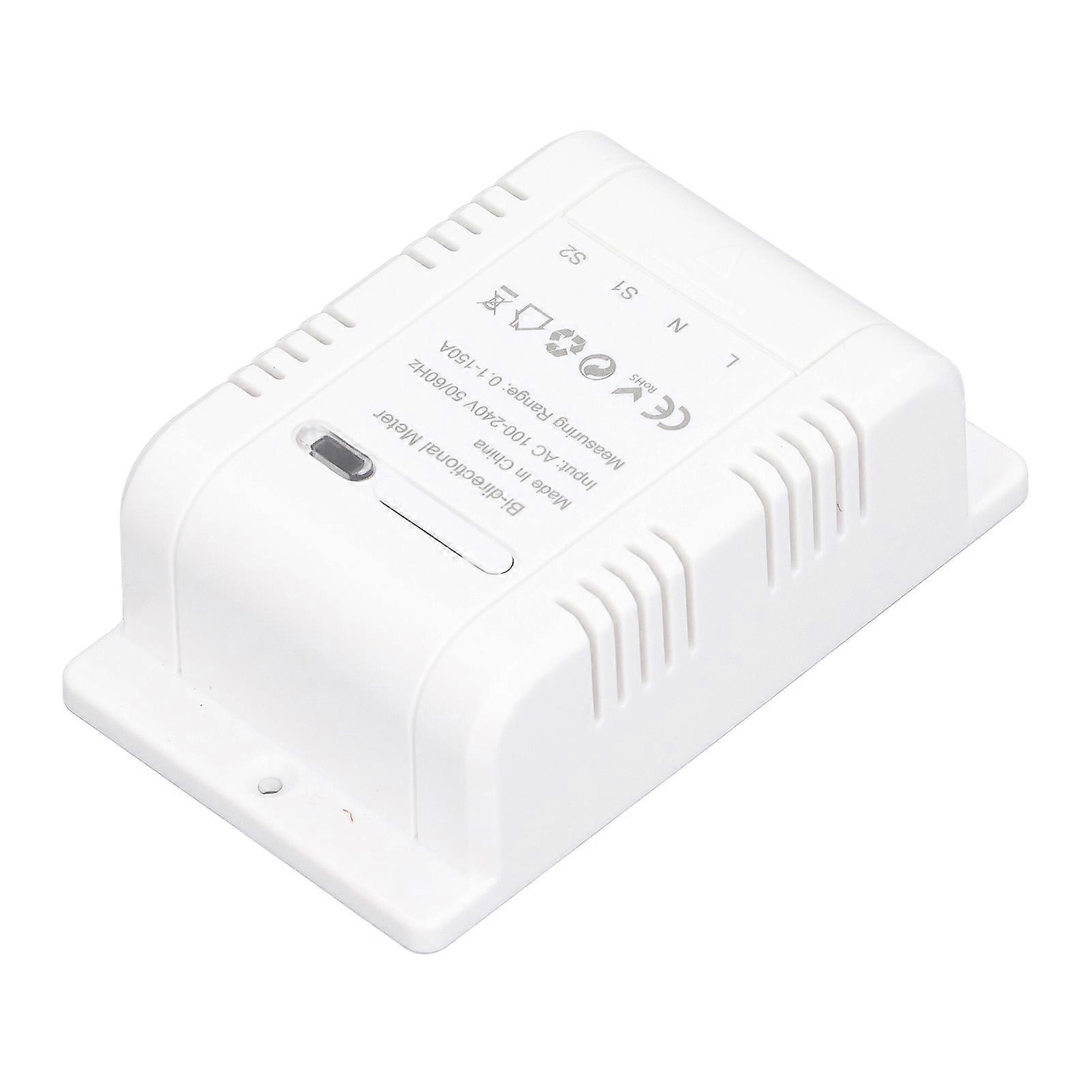 Solar PV Smart Energy Meter Bidirectional APP Real Time Monitoring Electricity Consumption Monitor AC100‑240V 