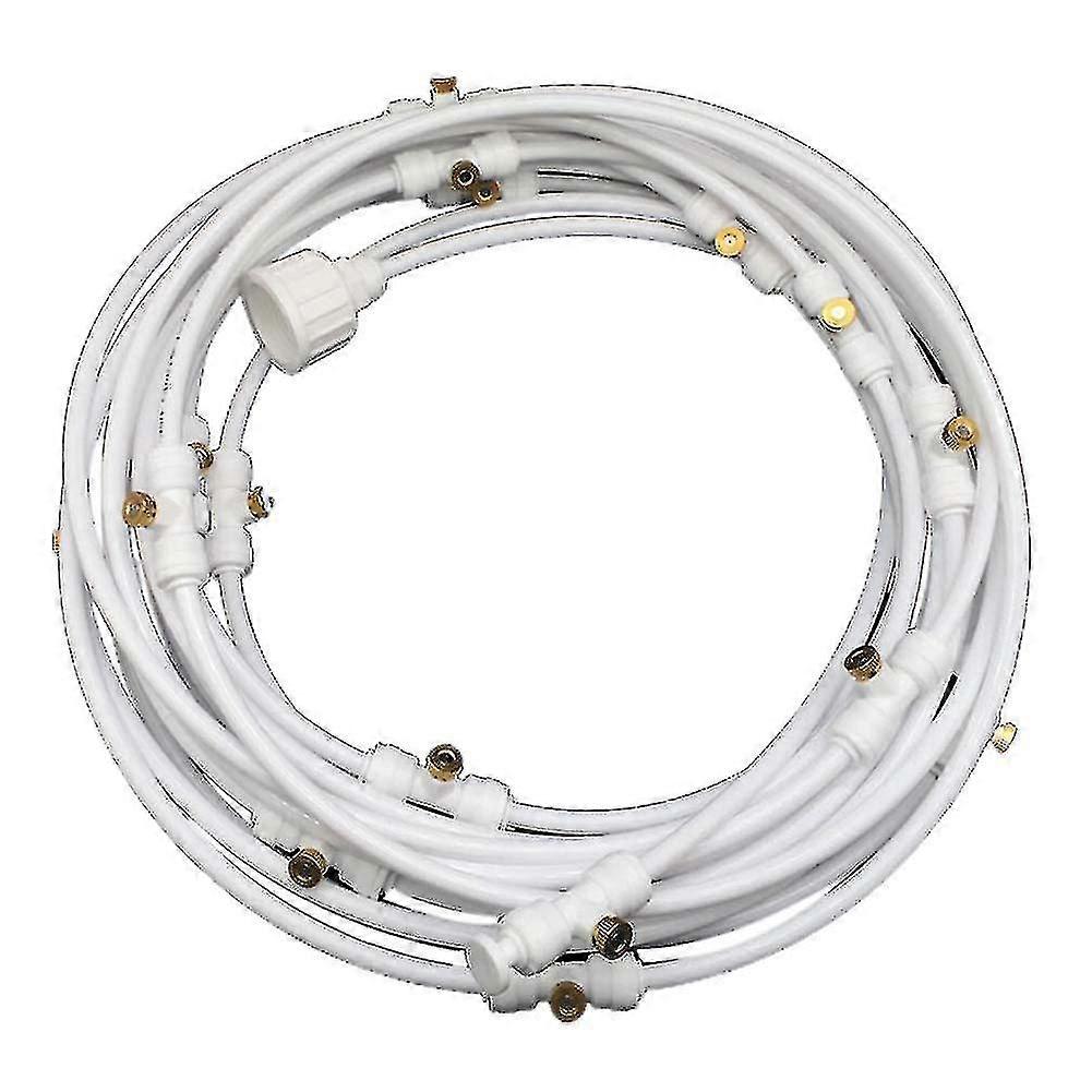 6/9/12/15/18m Automatic Garden Watering Hose Kit - 9M White