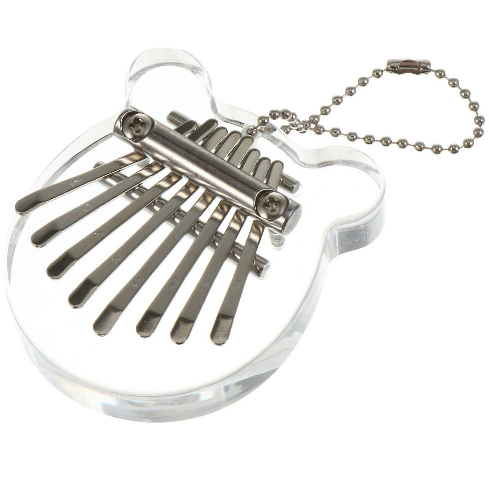 Mini Musical Instrument Thumb Pianos Small 8 Keys Kalimba Educational Plaything Travel present Giving Synthetic Material 1Pack