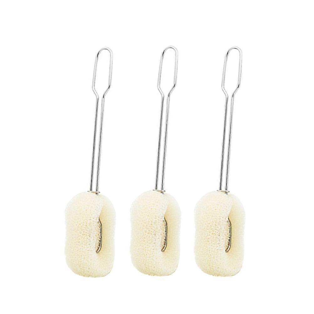 Cleaning Brush Clear Sponge Cup Brush Cleaner with Retractable Hanging 3Pcs