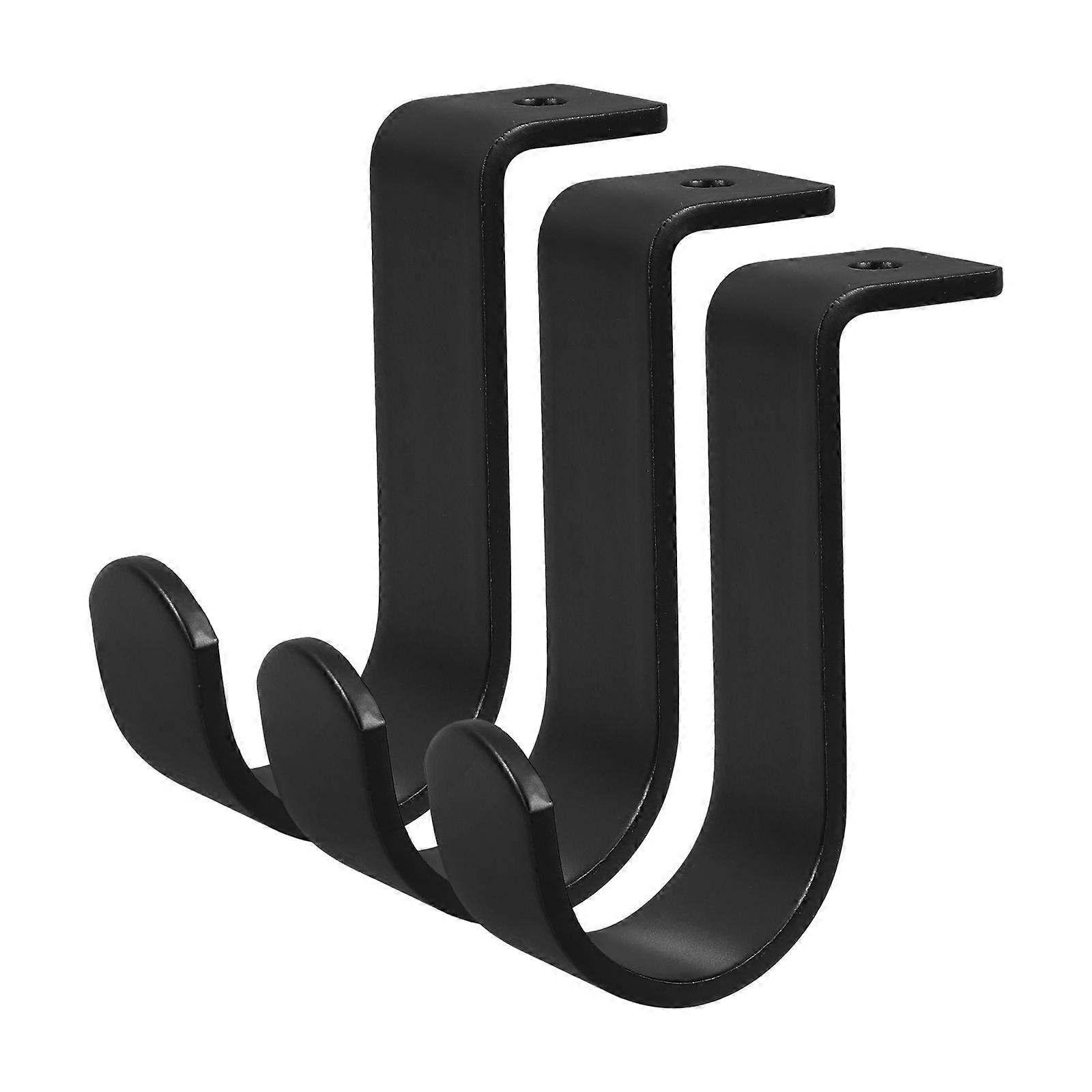 Curtain Pole Brackets Curtain Rod Bracket Extender Thickened Design Easy Installation Homeowners Diy Enthusiasts 3Pack