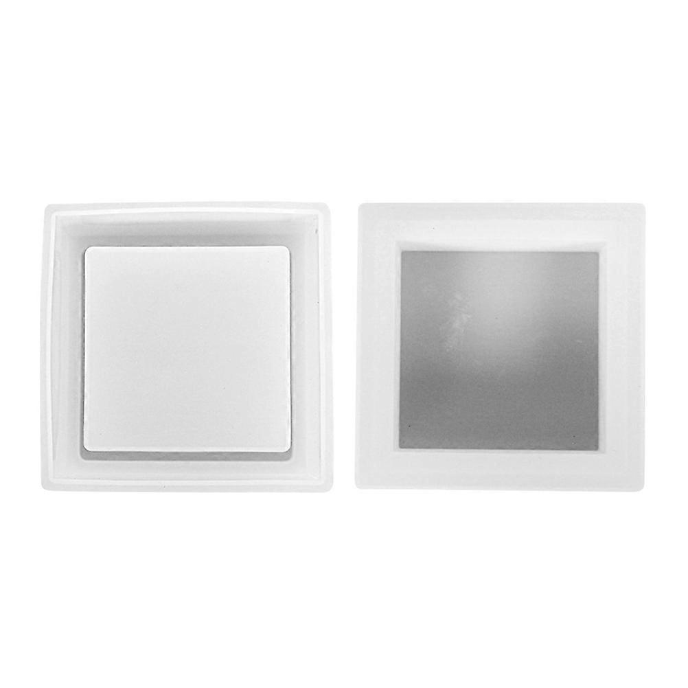 1 Set of Silicone Molds for Crystal Epoxy Storage Box Making Ideal for DIY Craft Projects