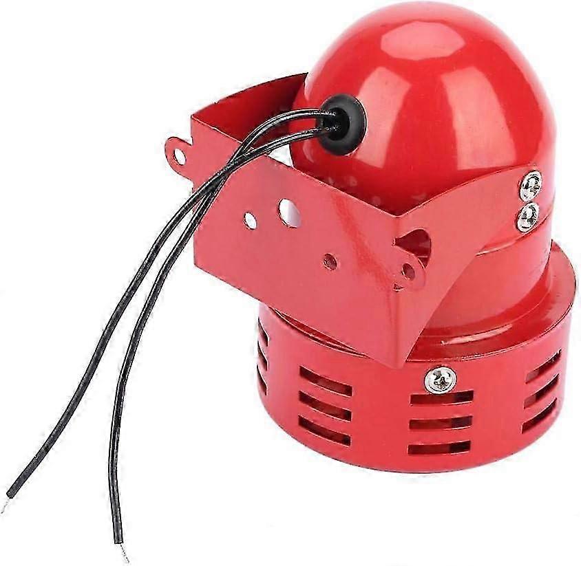 MS-190 220V Siren Alarm - Red 114DB Continuous Motor Wind Screw Alarm