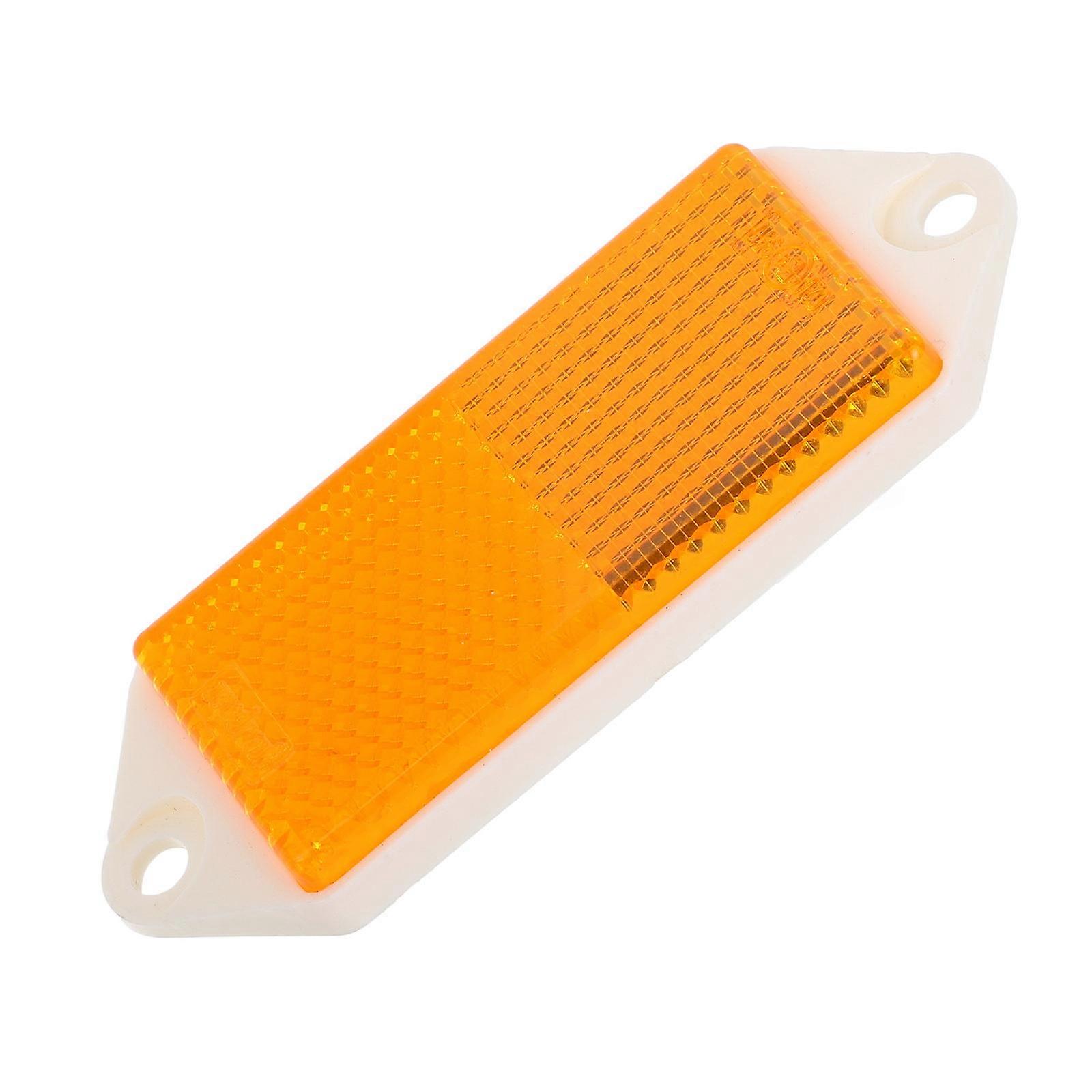 Trailer Bolt Reflective Marker Plate High Visibility Reflector for Trailers & Motorbikes – Weather Resistant, Tool Installed Safety Accessory for