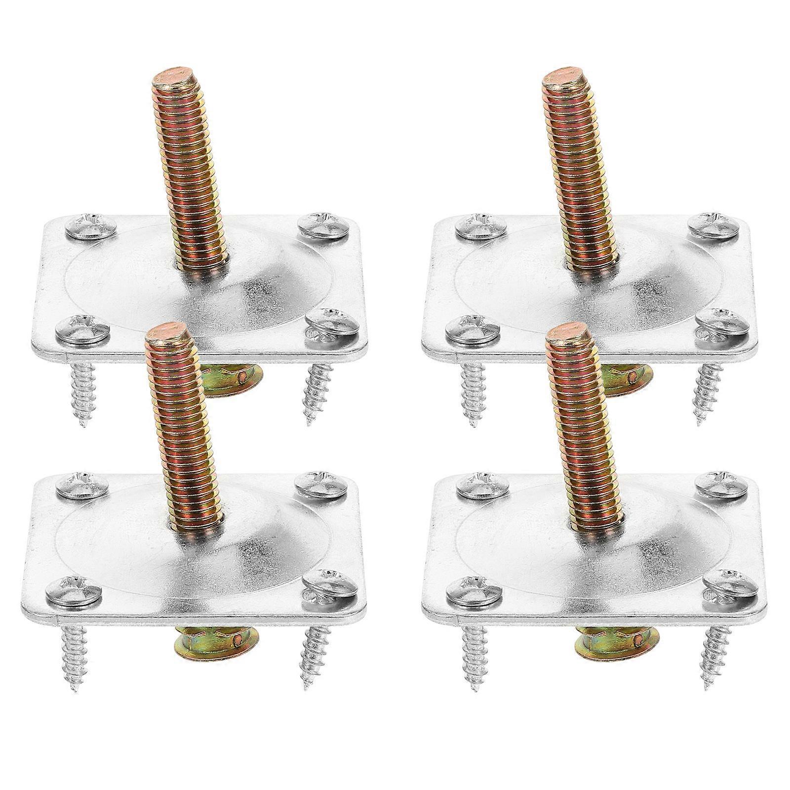Table Leg Brackets Furniture Connector Stability Enhancement Iron 4 Sets