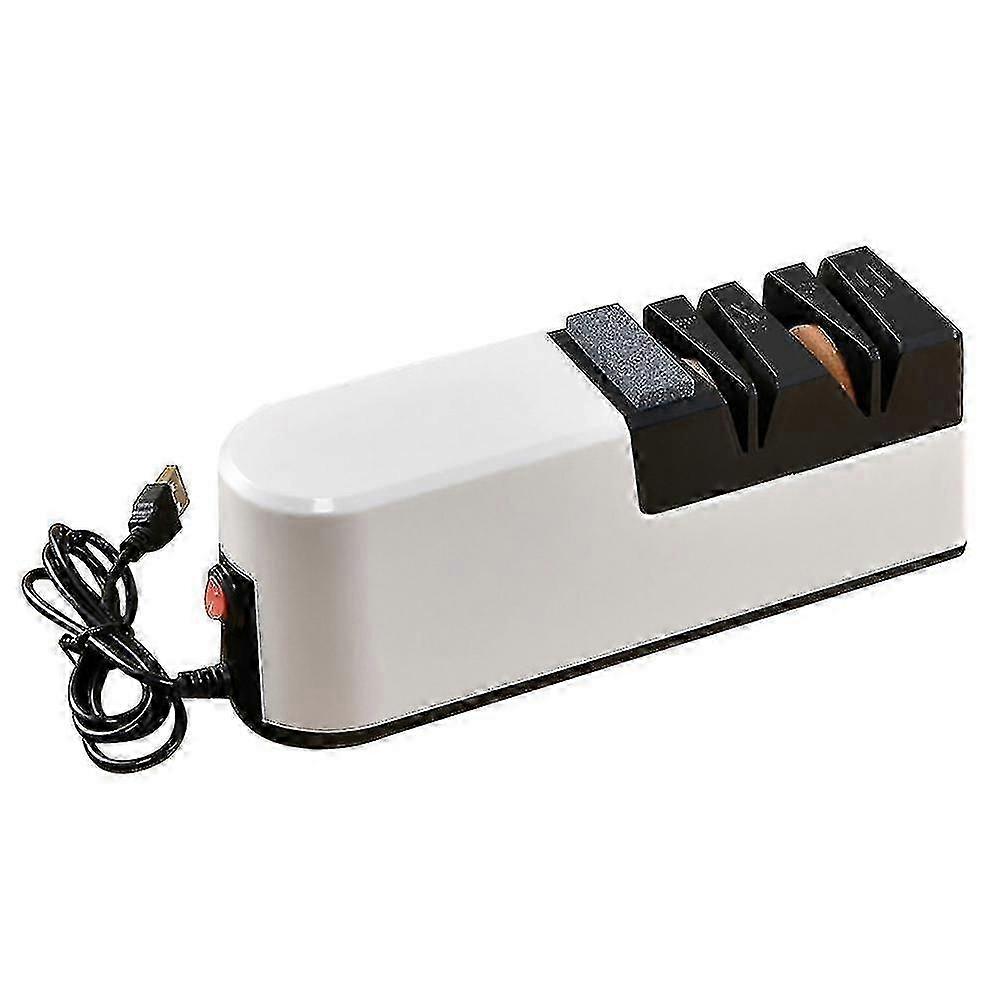 Usb Fast Electric Knife Sharpener Automatic Adjustable Sharpener 3 For Knives Scissors Household Sh