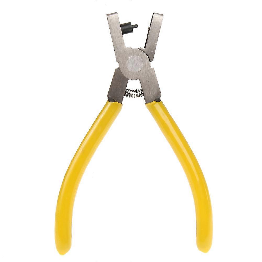 Watch Strap Hole Punch - With Yellow Vinyl Handle
