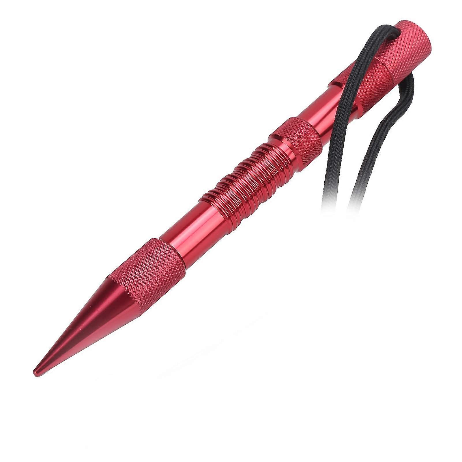 Paracord Spike Tool with Needle Stitches, Aluminium Brush for DIY Artists, Red Color, Reliable Quality, Easy Rope Functionality