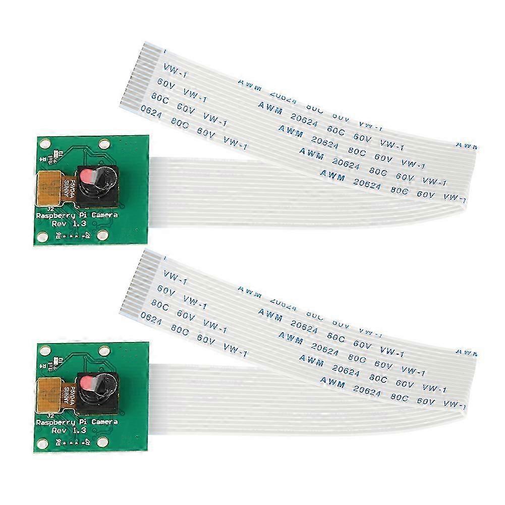 Raspberry Pi Camera Board 5MP OV5647 1/4 Inch Lens 2 Pack