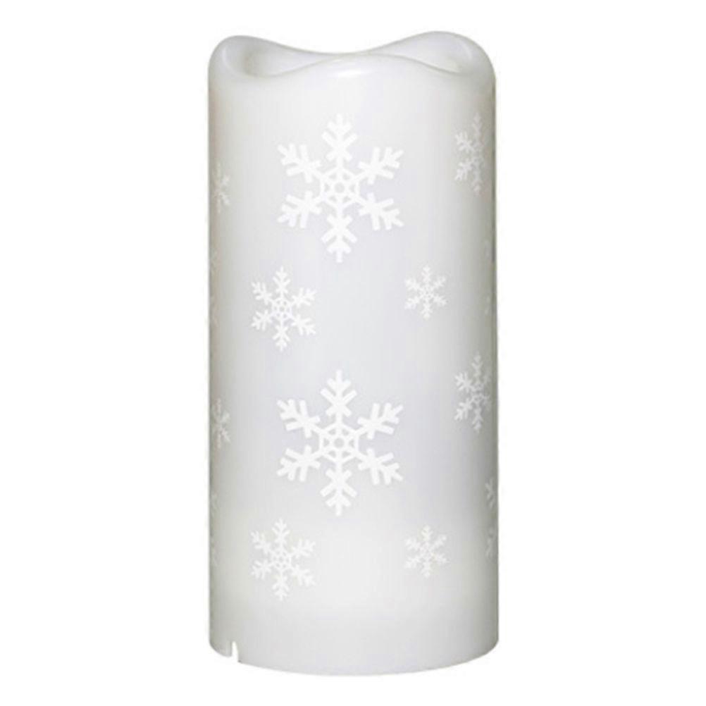 2 in 1 Flameless light Candle Projection Light Candle Light and Luminous Projection Lamp for Christmas Home Decoration