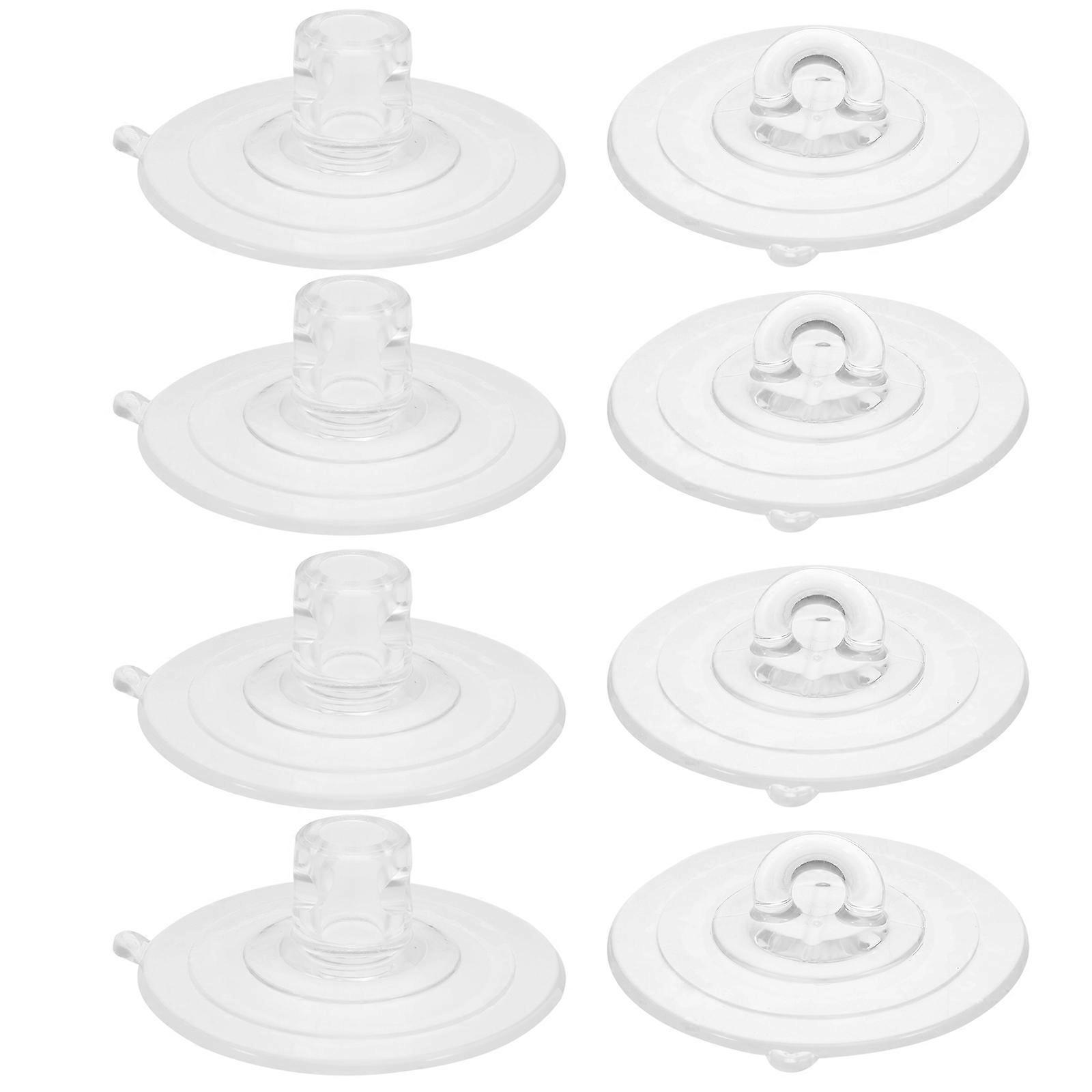 Suction Cups with Screws Cat Window Perch Kit Transparent for Cat Hammock Spacesaving Safe Support 8Pcs