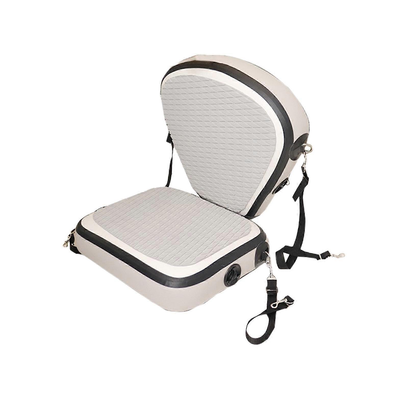Inflatable Kayak Boat Seat With Padded Backrest For Canoe Fishing Grandstand Kayaking Drifting