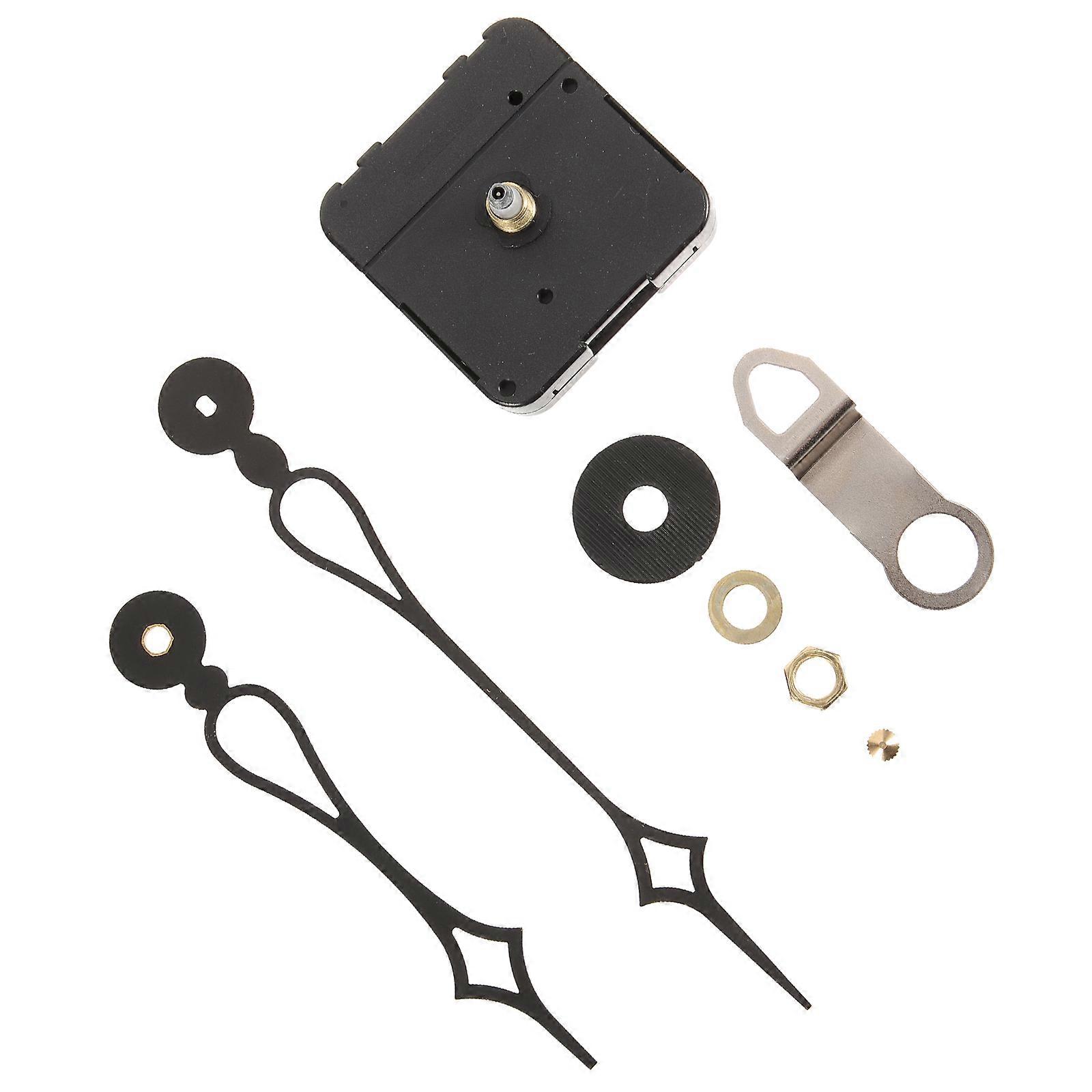 High Precision Quartz Clock Movement Kit with Hands for Wall Clock Repair and Replacement Easy Installation, Fits Various Styles