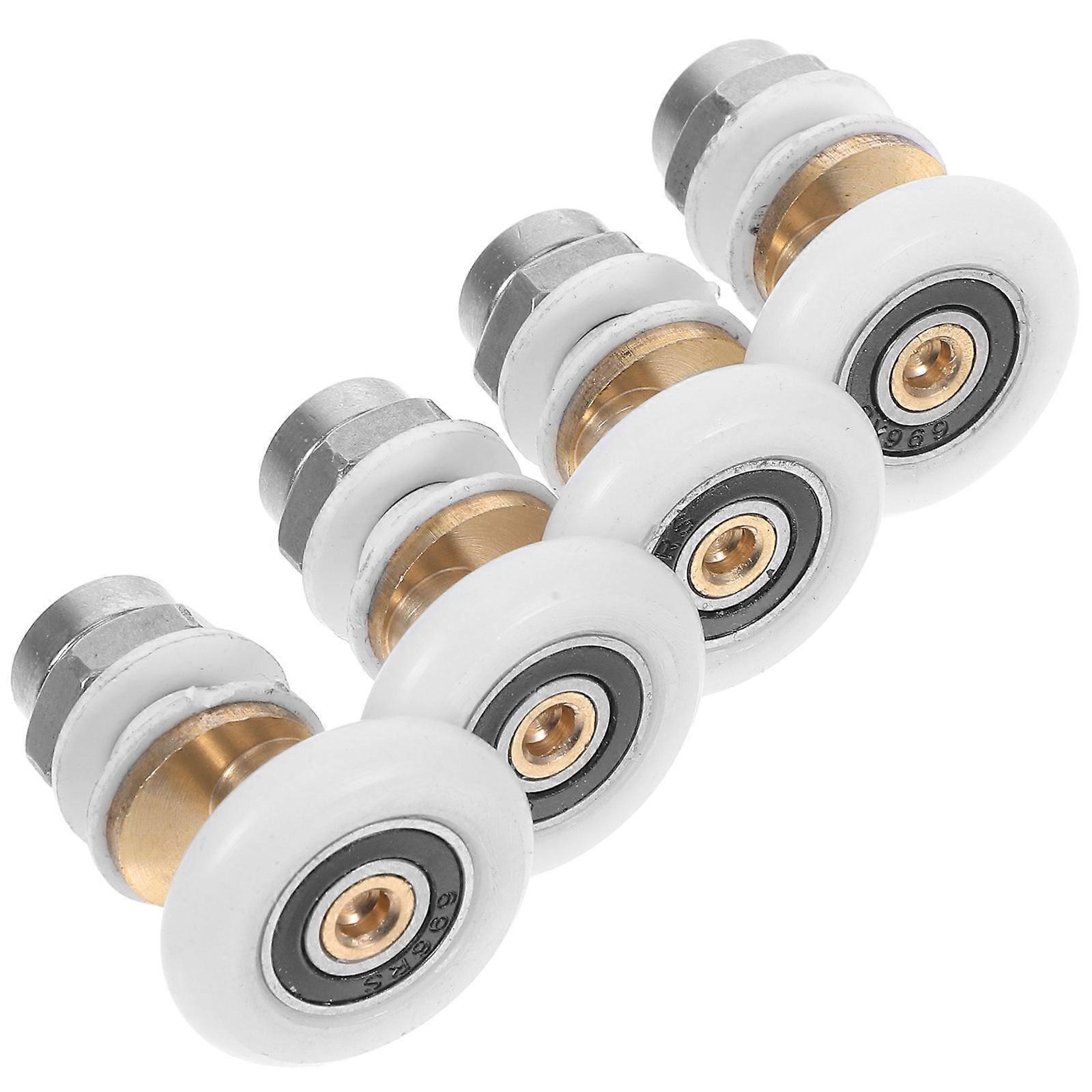 バスルームスライド用メガネドアスムーススライディングミニマリストデザイン4個25mm