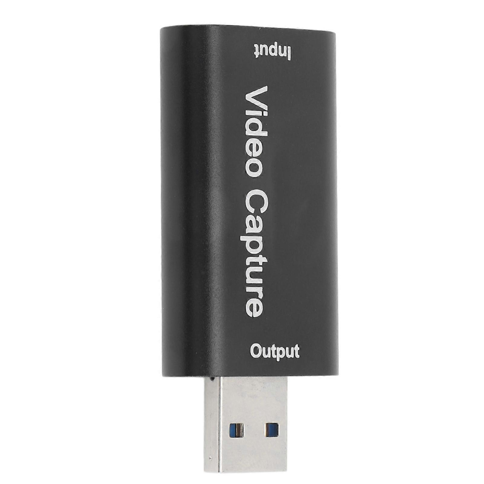 HD Multimedia Interface To USB Video Capture Card 4K 1080P 30FPS Audio Video Capture Card Supporting Real Time Video Streaming Output for Computers M