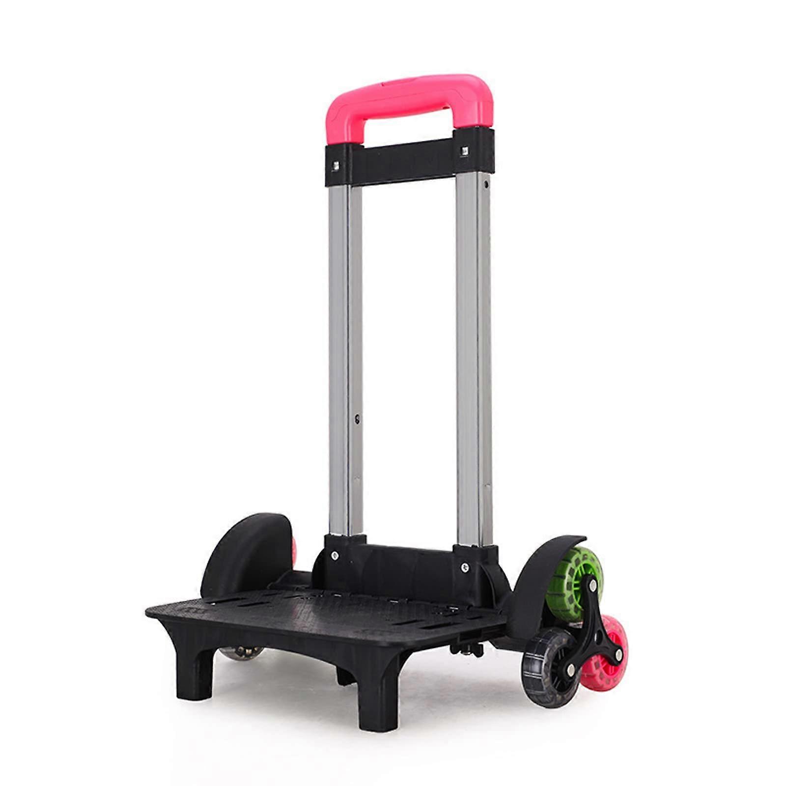 Backpack Trolley 6 Wheels Carts Foldable Trolley Trolley Multifunctional Hand Trolley for School Bags Pet Bag, 1