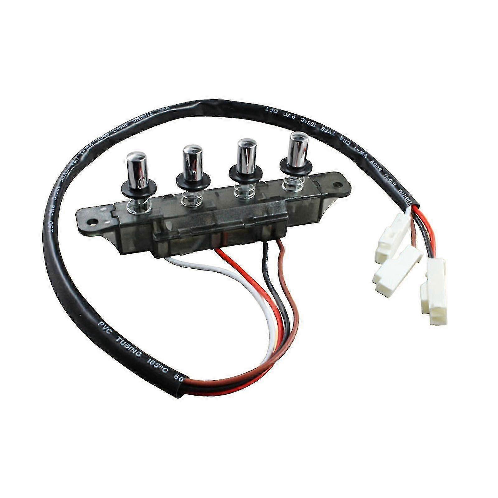 Durable Pushbutton Switch for Kitchen Appliances, Strong Range Hood Keyboard Control Panel, Suitable for Various Range Hood Models