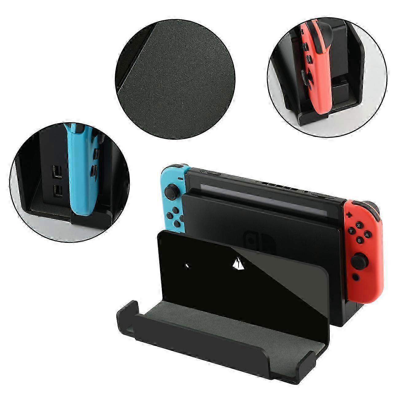 Type A Floating Wall Shelf Wall Mount Acrylic Holder for Compatible Gaming Dock