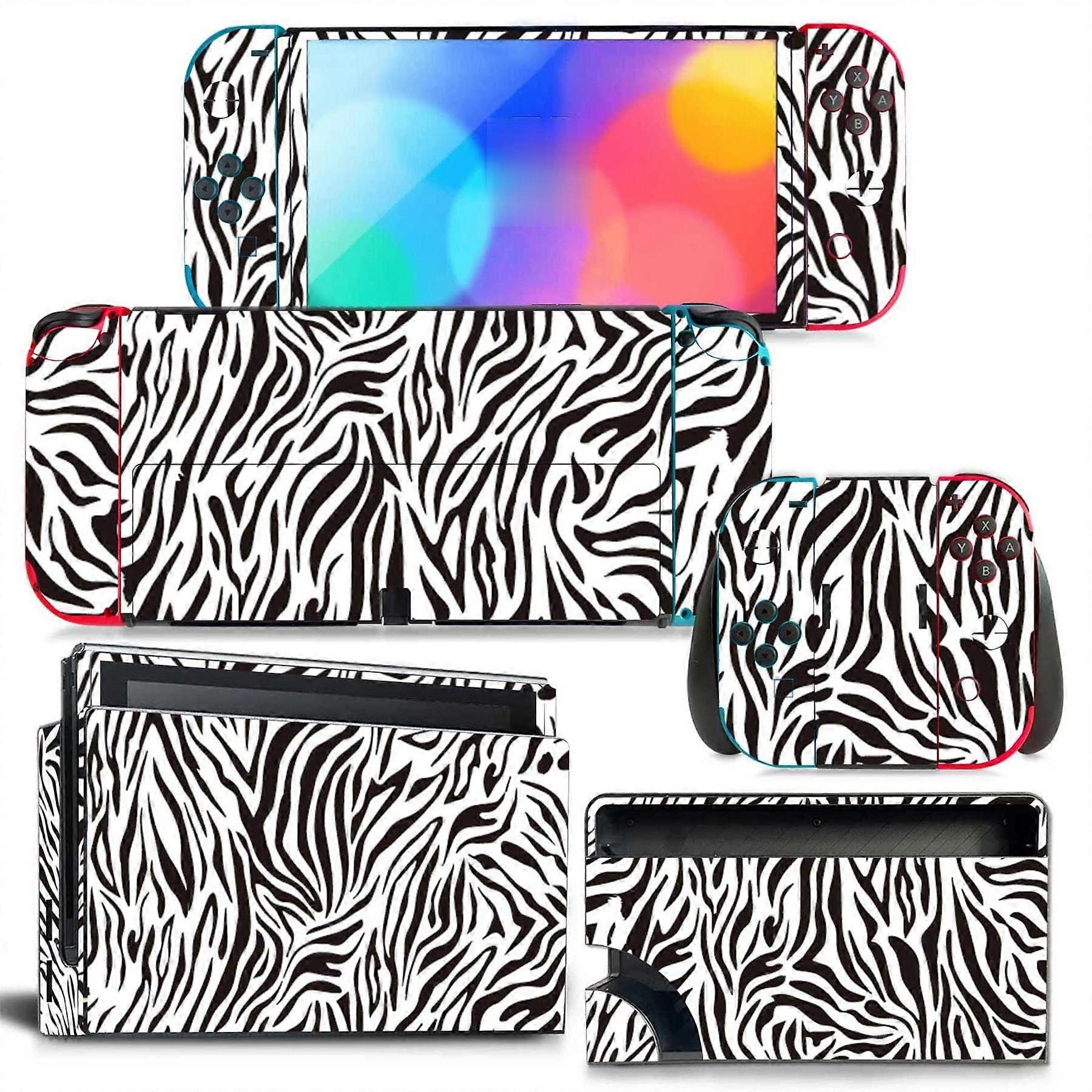 Switch OLED Skin Sticker Vinyl Full Wrap For Nintendo Switch OLED Console And Joy Con Dock Cover