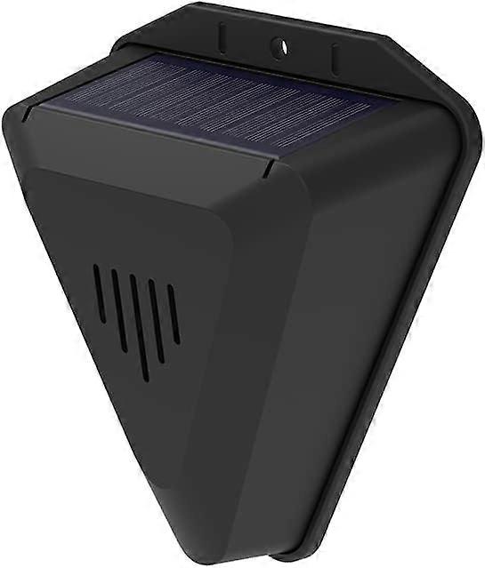 Solar Bird Repeller Alarm with 13 Builtin Sounds and 129dB Speaker for Farm Ranch Orchard—Protect Your Fruits! (1 Piece)