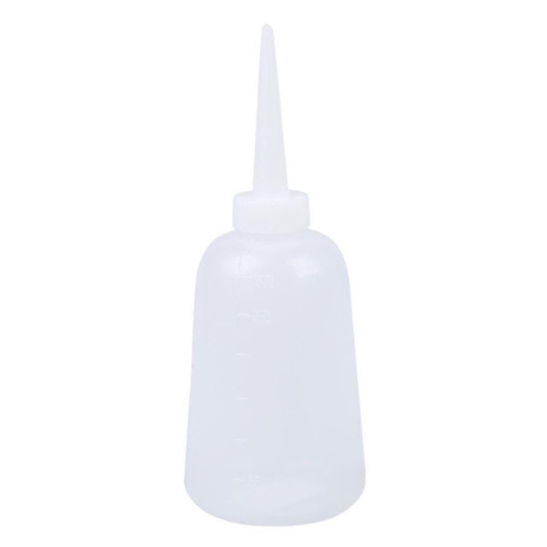 Clear White Plastic Sauce Oil Liquid Dispensing Squeeze Bottle 300ml