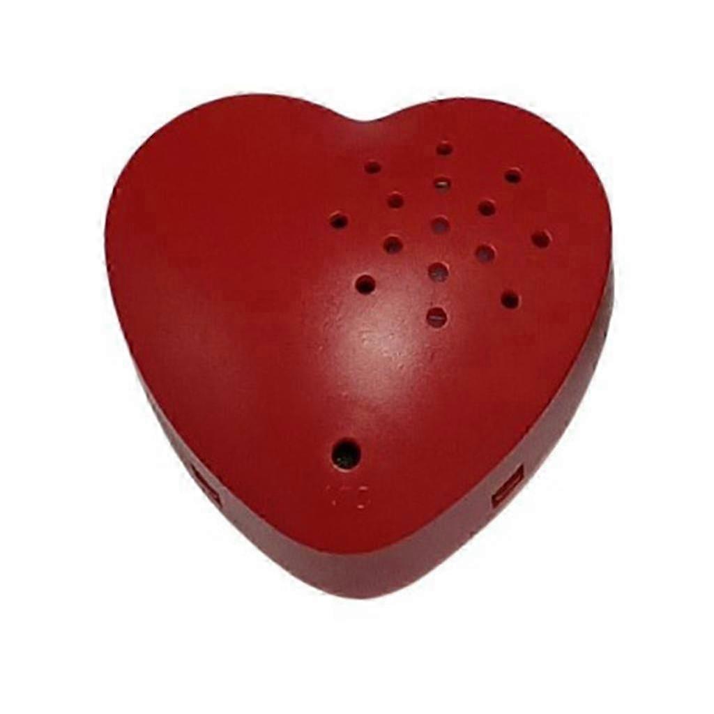 Mini Heart Shaped Voice Recorder for Plush Toys 30-Second Sound Recorder