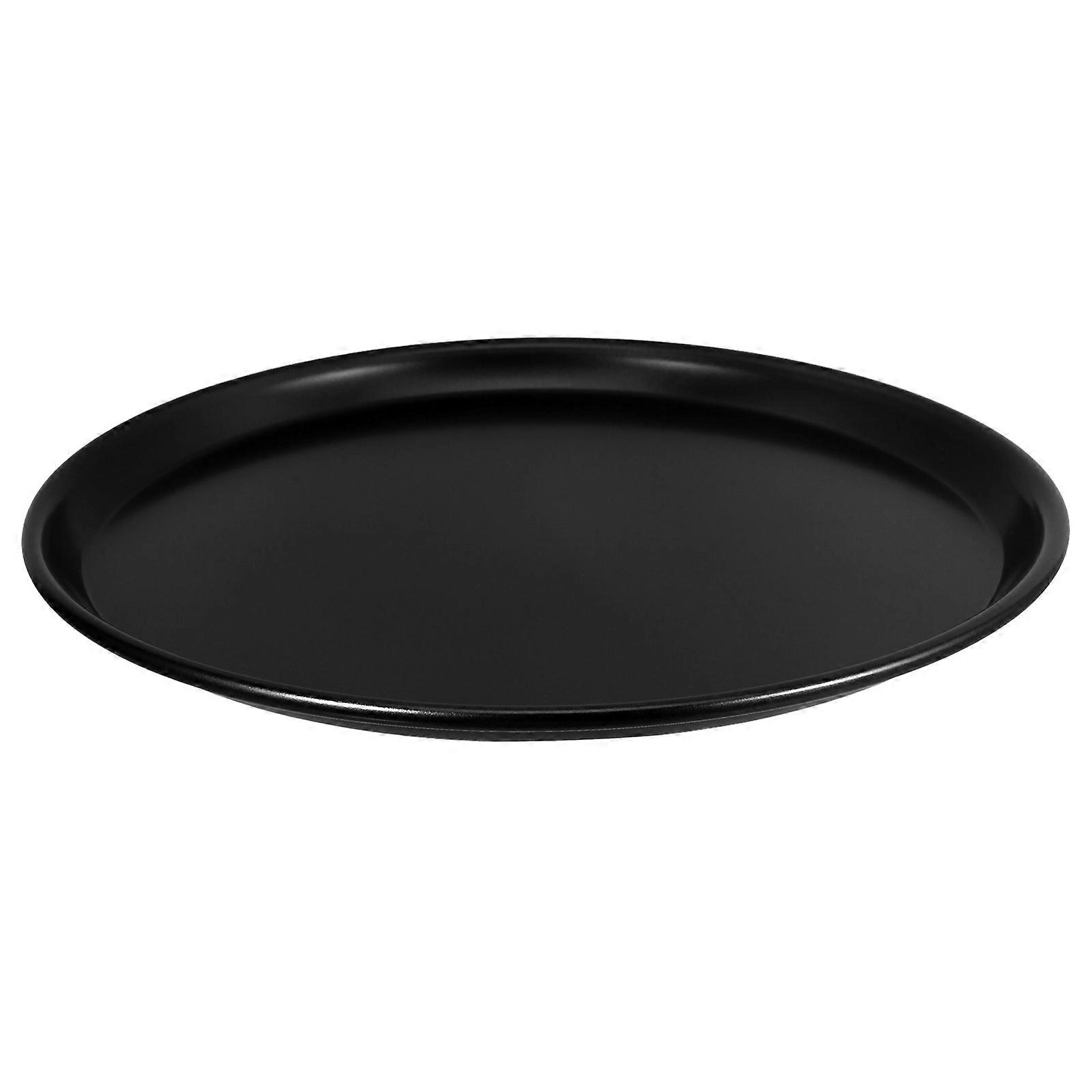 Multi Use Non Stick Pizza Crisper Pan 2pcs Round Baking Tray for Microwave Oven Kitchen