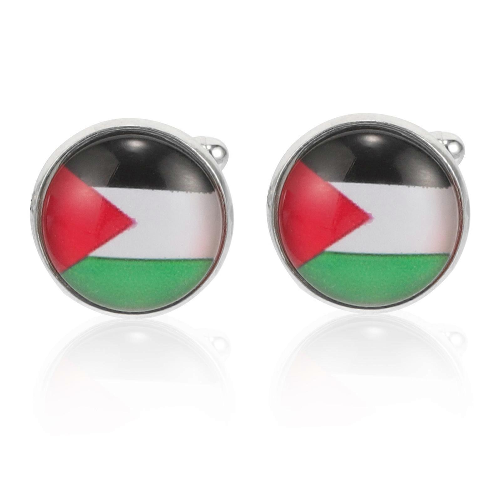 Suit Cufflinks Palestine Accessories Formal Events Everyday Wear 1Pair