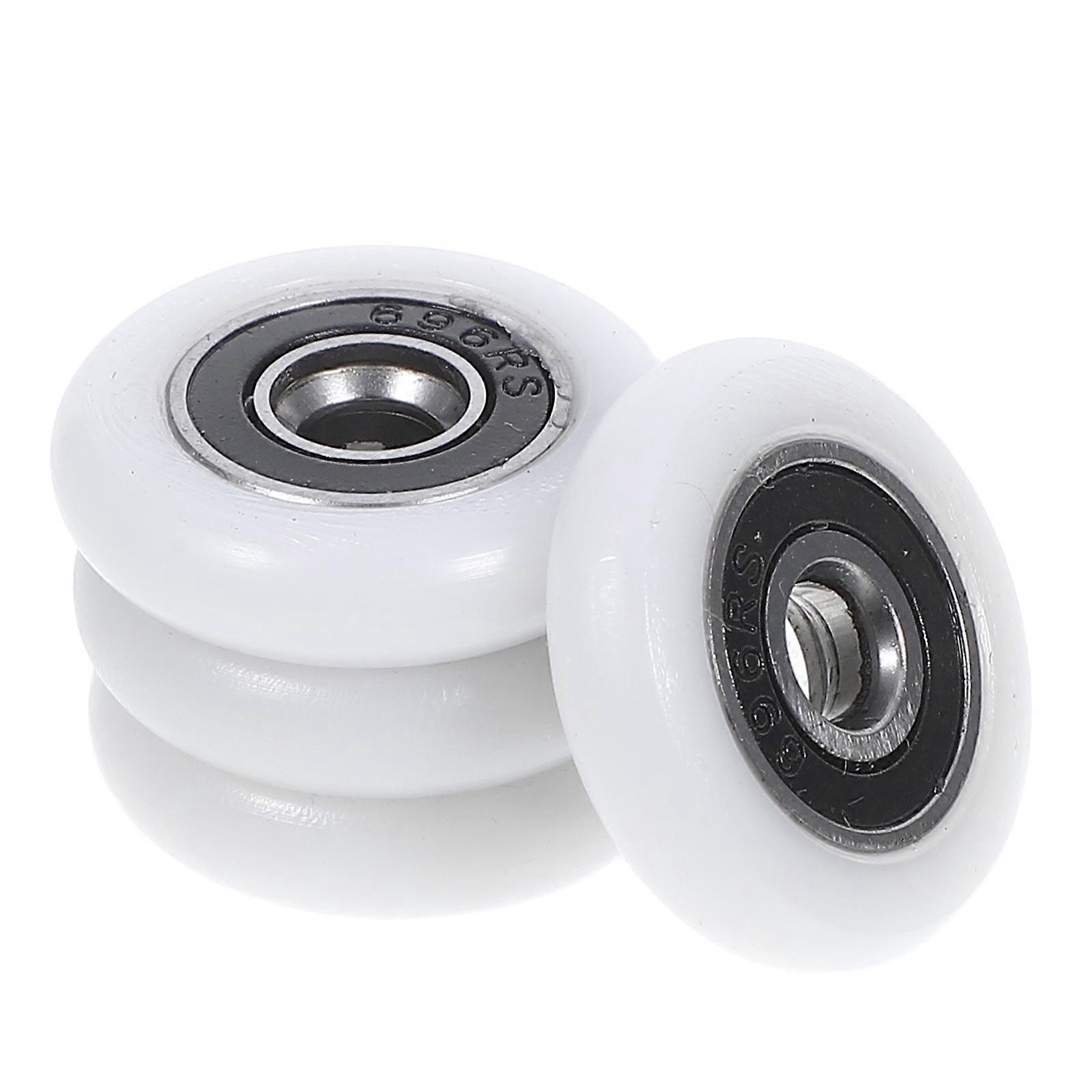 4pcs Replacement Sliding Glass Door Shower Screen Wheels for Smooth, Durable Operation – Universal Design for Bathroom Shower Doors