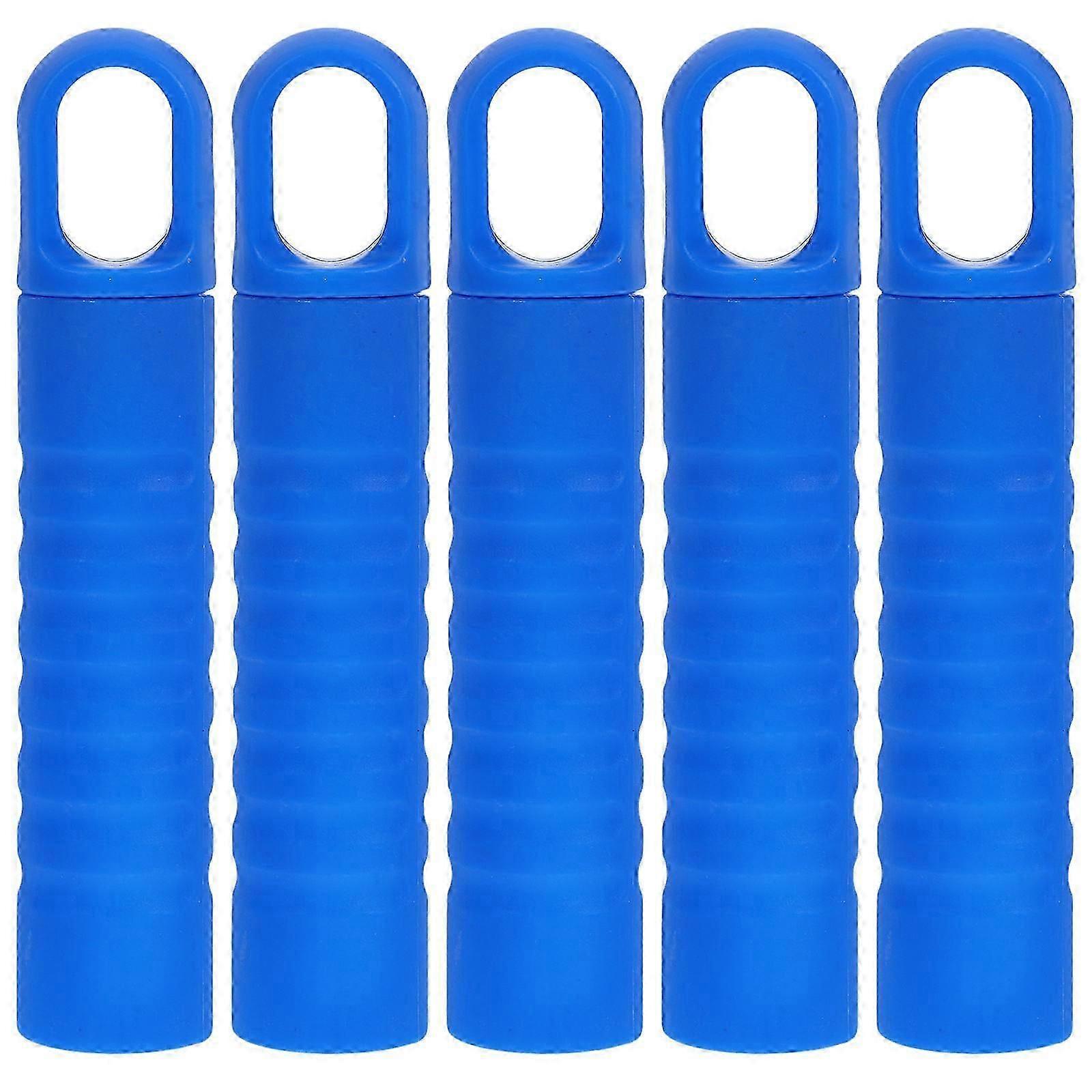 Broomstick Handle Mop Grippers Cylindrical Shape Plastic Sweeping 5Pcs_a