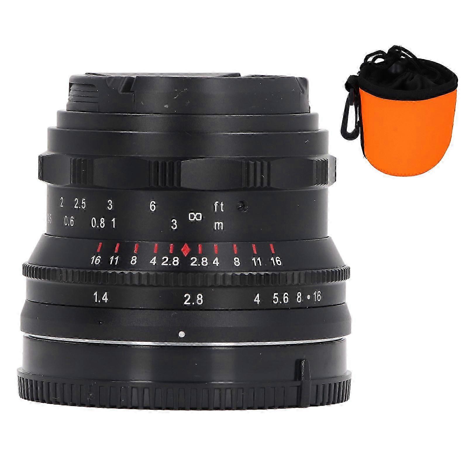 35Mm F1.4 Ii Full Frame Manual Focus Lens 7 Layer Optical Coating E Mount Camera Lens For A7 A7ii A7r A7rii X?3 Nex?3n White
