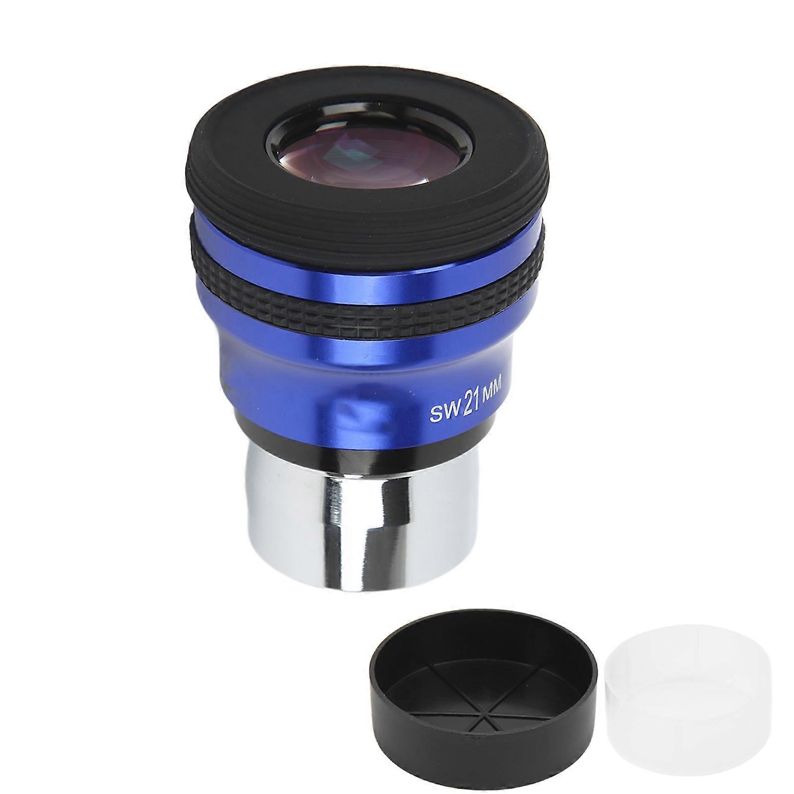 Telescope Eyepiece 1.25 Inch 21mm 52 Degree Wide Angles Professional Telescope Lens for Telescope