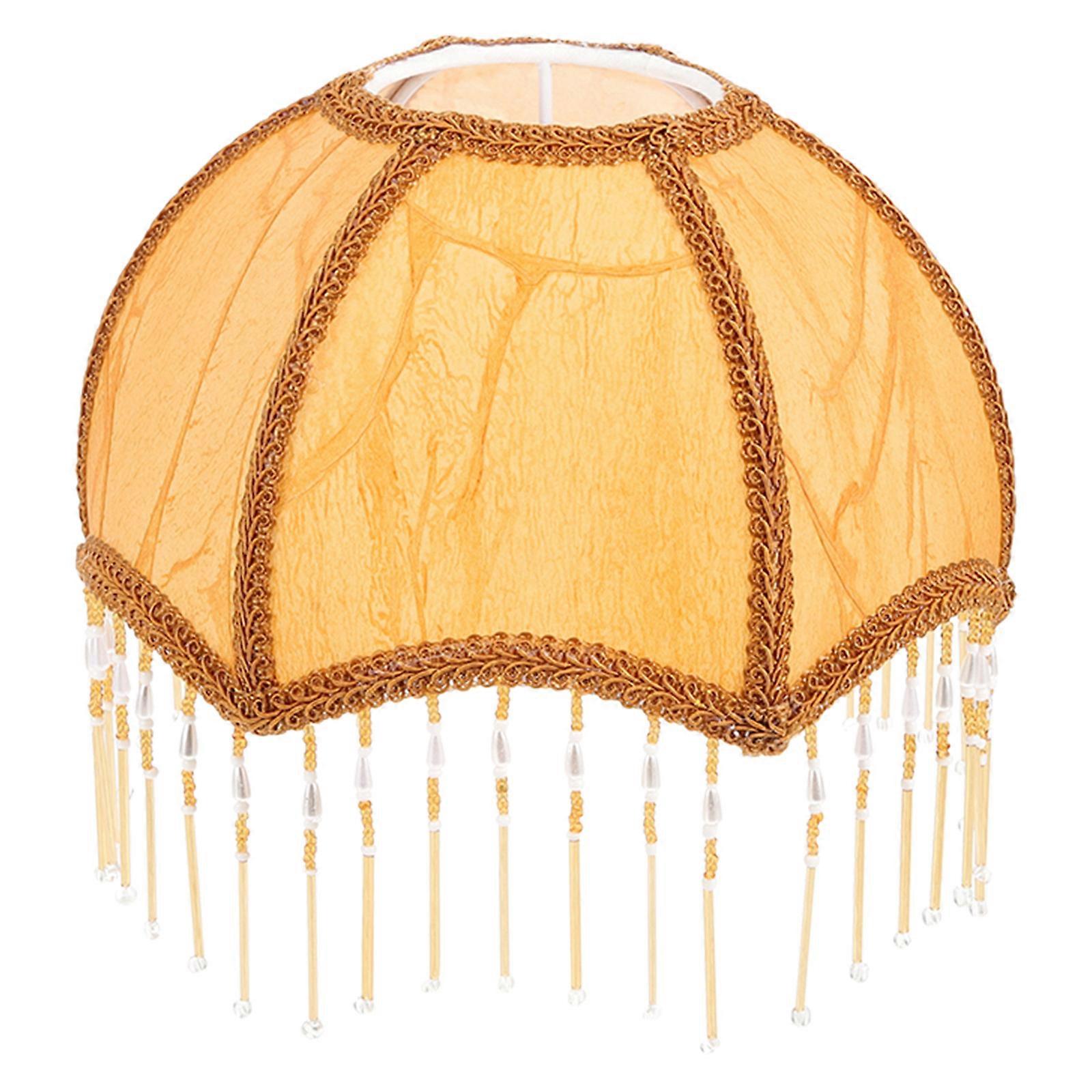 Retro European Fringe Lamp Shade Tassel Cover for Table Lamps Home Decor Special Occasions