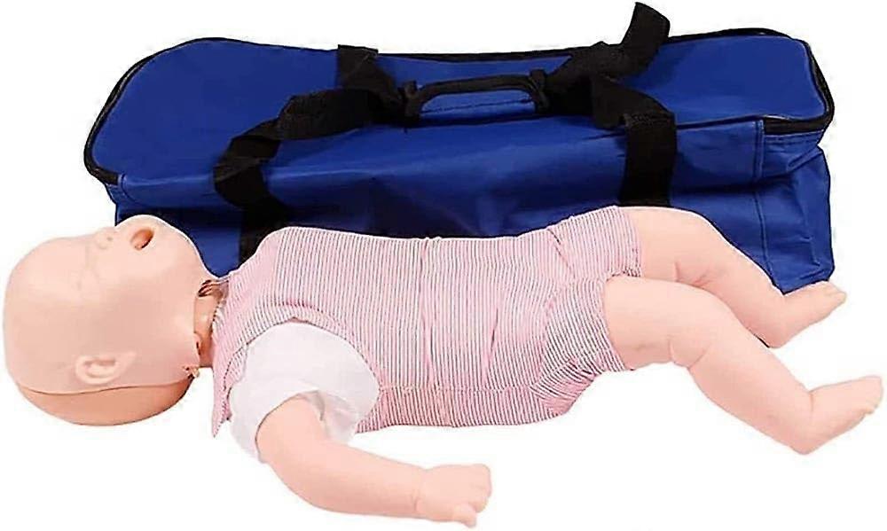 Infant CPR Manikin For Toddler First Aid, Obstruction Simulator, PVC Body, Infant Size, Realistic Training, Flesh Tone