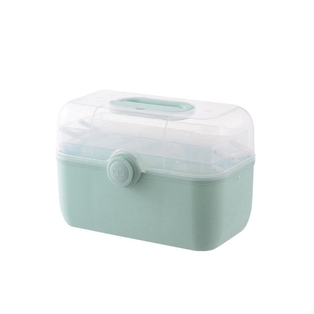 Medicine storage box, large capacity, portable, for medications, emergency box