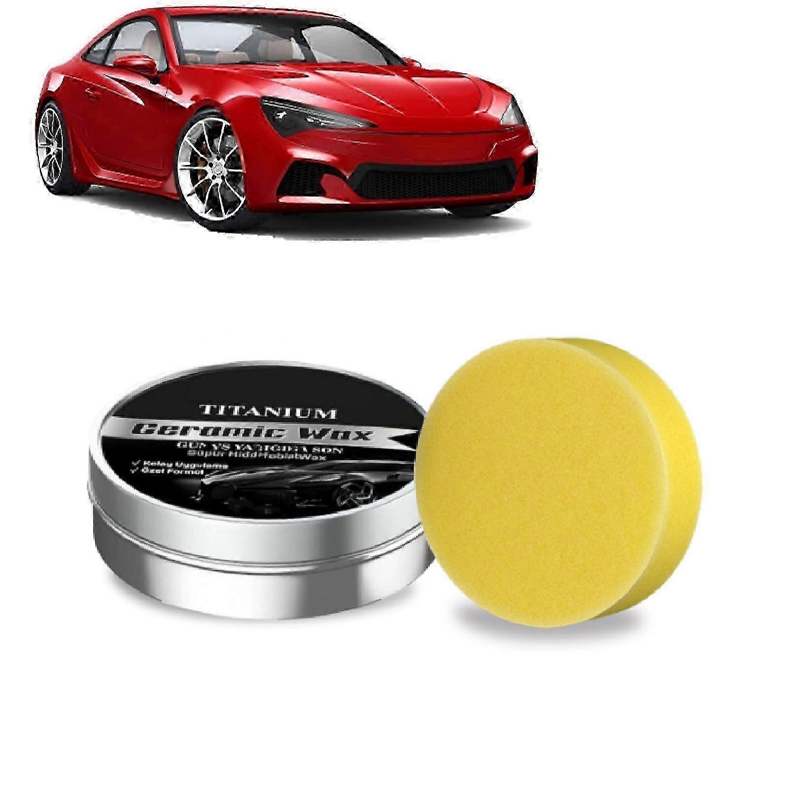 Titanium Ceramic Wax Ceramic Wax Car Care Polish Auto Car Scratch Repair Remover Wax Paste Polish Vehicle Paint Care Long Lasting Protection