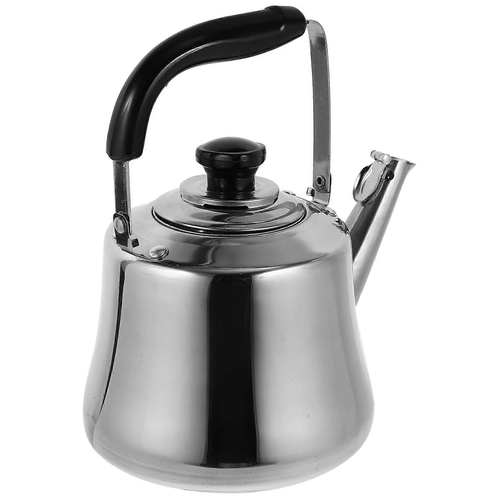 Stainless Steel Whistling Kettle with Tea Infuser for Induction & Gas Stoves, Automatic Whistle for Safe Boiling