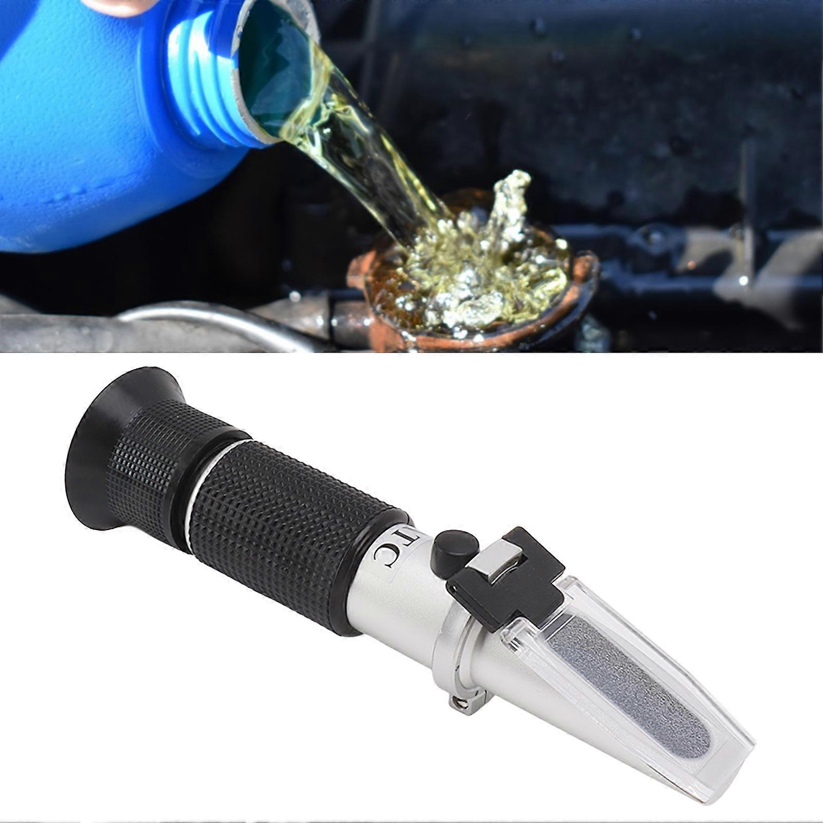 Antifreeze Refractometer with ATC Function Propylene Glycol Ethylene Glycol Wiper Fluid Car Urea Freezing Point Detector 