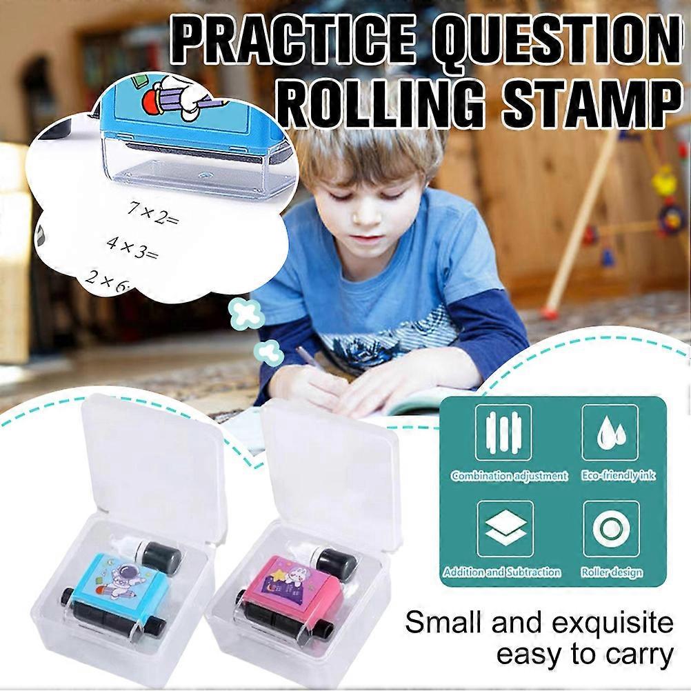 1-100 Number Multiplication and Division Rolling Stamp Math Practice Tool for Teachers Homeschool Kindergarten Elementary Primary School