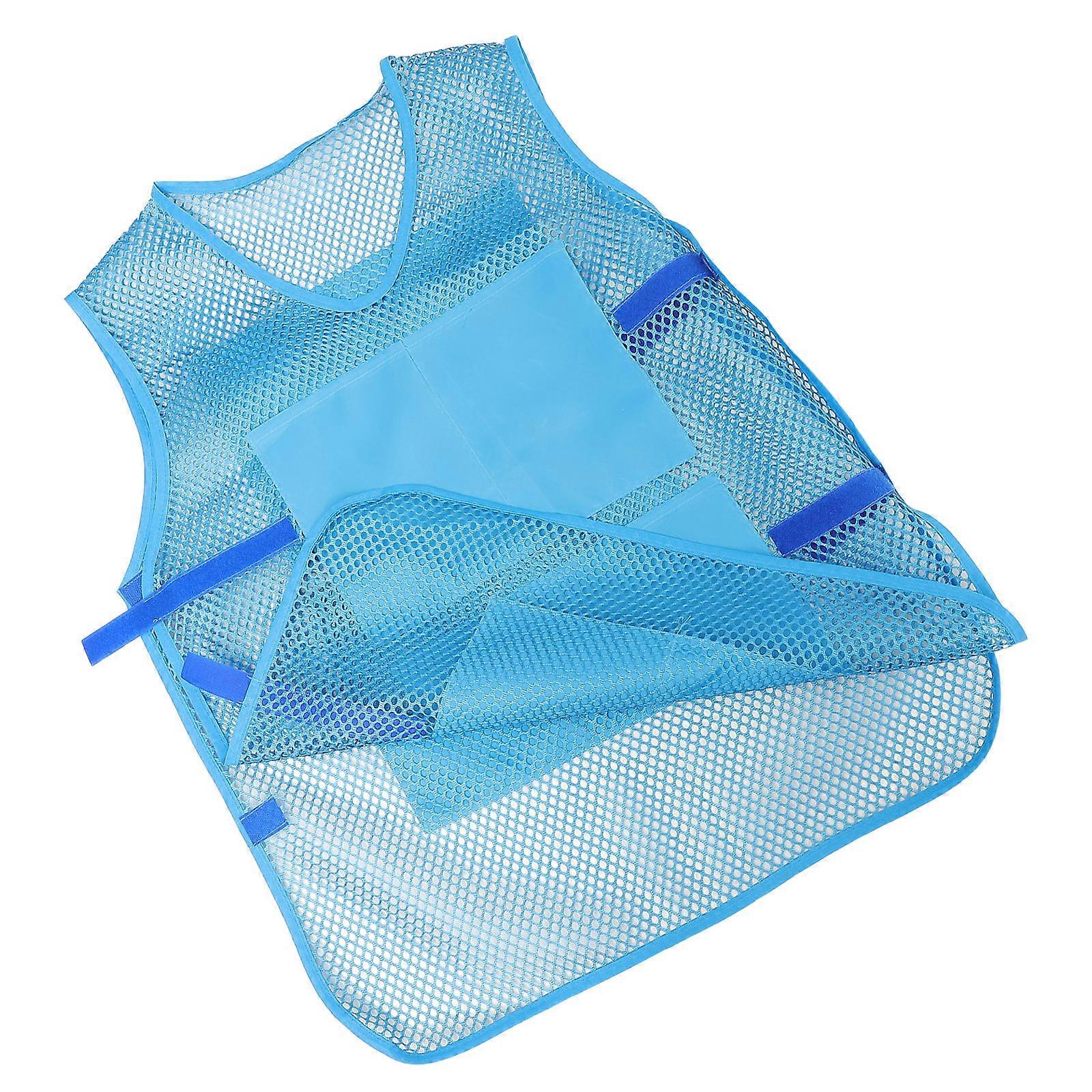 Lightweight Ice Cooling Vest with Ice Packs for Outdoor Summer Use, Durable Chemical Blend, Ideal for Hot Environments