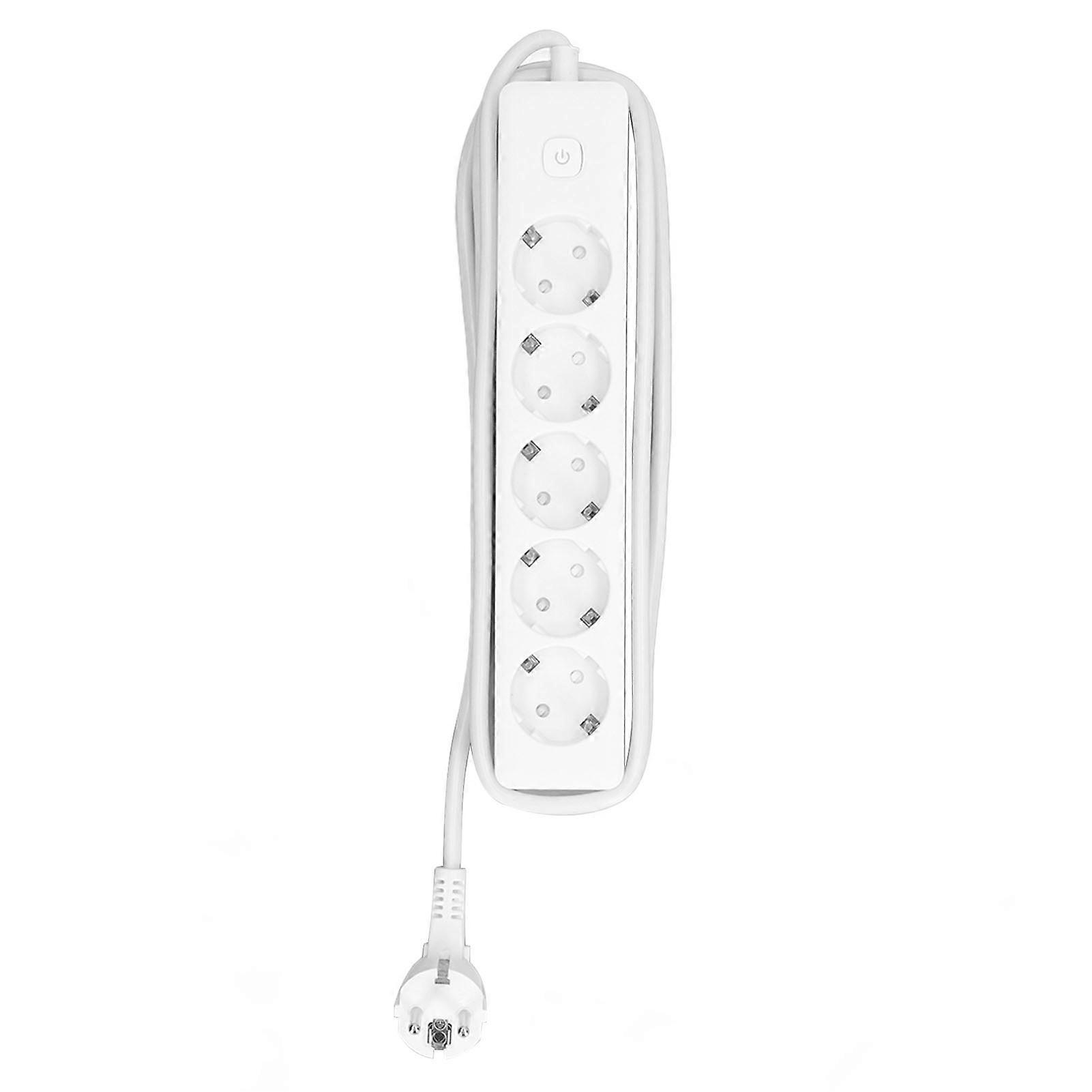 Outdoor Power Strip Multiple Socket Electrical Extension Cable Protective Contact Plug 10A 2200W