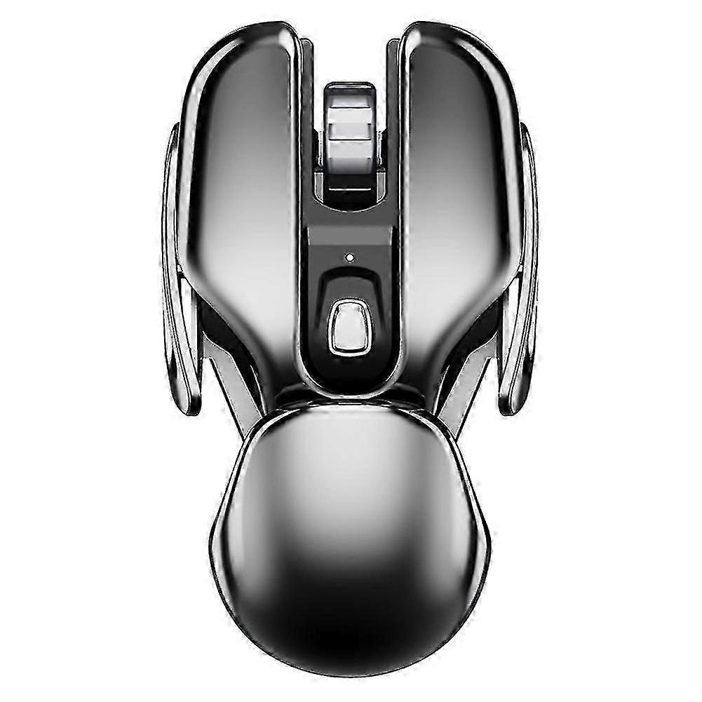 Wireless Ergonomics Metal Mouse Portable Rechargeable Quiet Mouse For Office