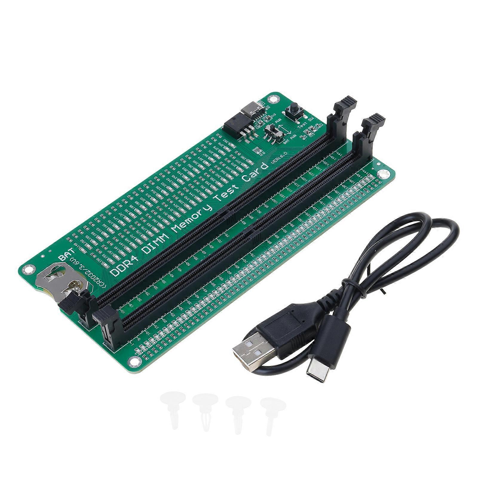 DDR4 DIMM Memory Tester DDR4 Memory Test Card with LED Indicators Desktop Computer for Desktop Computer DDR4 Multicolor